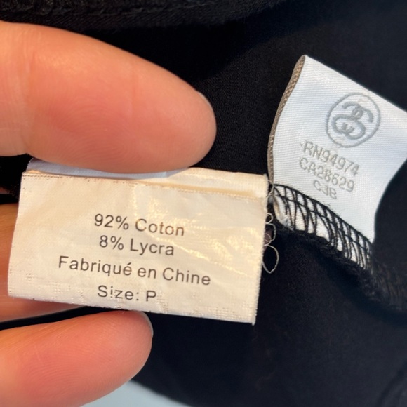 Stussy Black Muscle Tee with White Logo - Picture 3 of 6